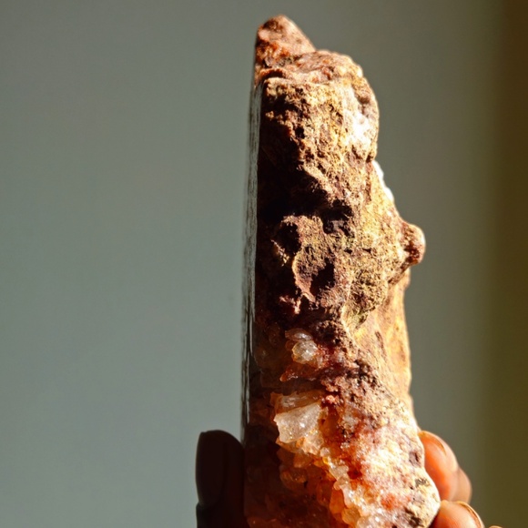 Beautiful Polished Pink Amethyst Geode Crystal Cutbase - Picture 3 of 13